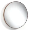 Fit-a copper specchio da parete in acciaio finitura rame lucido d60 cm