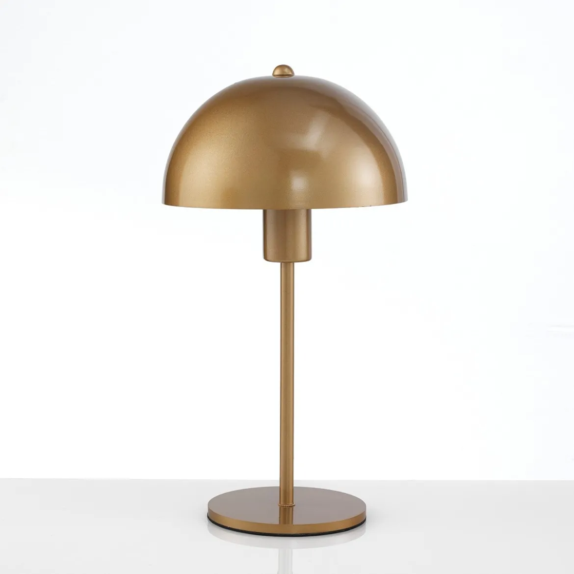 Flip gold lampada da tavolo acciaio verniciato oro metallizzato d20 h37