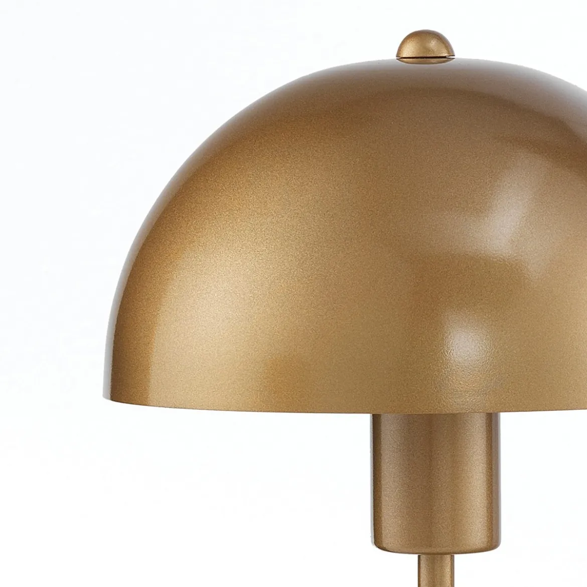 Flip gold lampada da tavolo acciaio verniciato oro metallizzato d20 h37