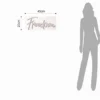 Freedom scritta luminosa neon luce fredda alimentazione usb 45x20 cm