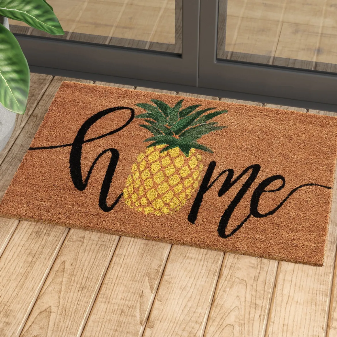 Fruit zerbino in fibre di cocco e pvc antiscivolo fantasia fruit cm 45x75x2
