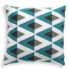 Geometric cuscino sfoderabile 100% cotone cm 45x45