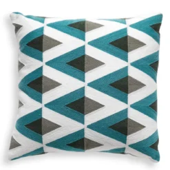 Geometric cuscino sfoderabile 100% cotone cm 45x45