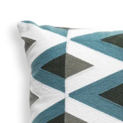 Geometric cuscino sfoderabile 100% cotone cm 45x45