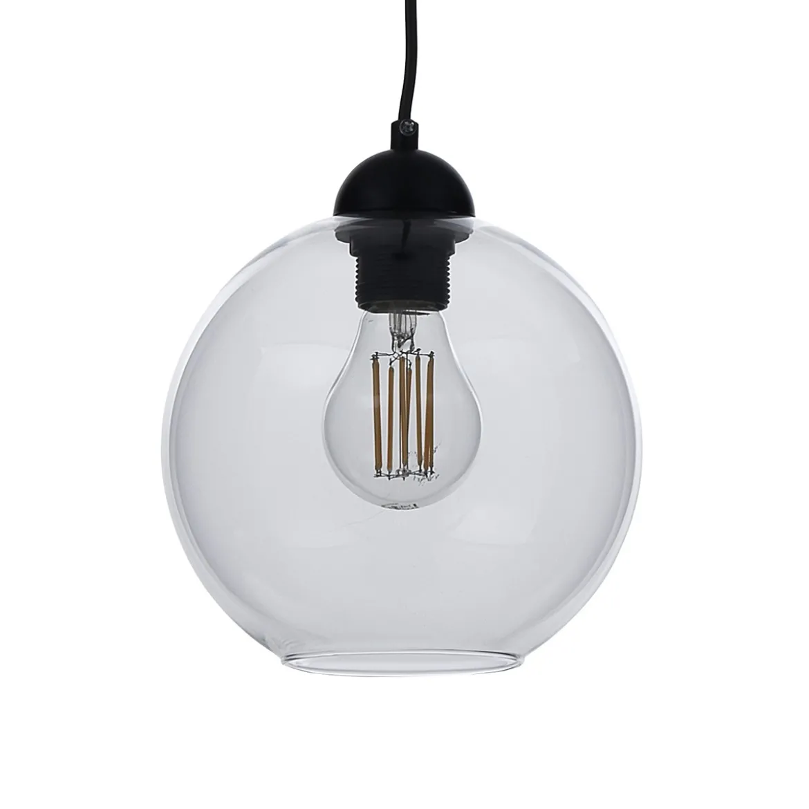 Globe 20 clear lampadario in vetro trasparente diametro 20 cm