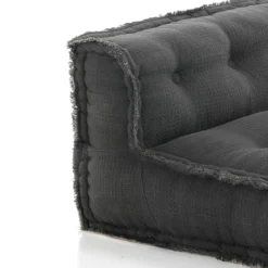 Grey elemento centrale rivestimento cotone nido d'ape grigio dimensioni l80 p80 h40 cm