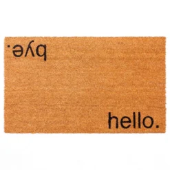 Hello-bye zerbino in fibre di cocco con retro antiscivolo 75x45 cm