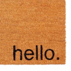 Hello-bye zerbino in fibre di cocco con retro antiscivolo 75x45 cm