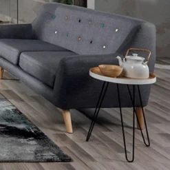 Hijo tavolino in legno di bamboo d40 h53 cm