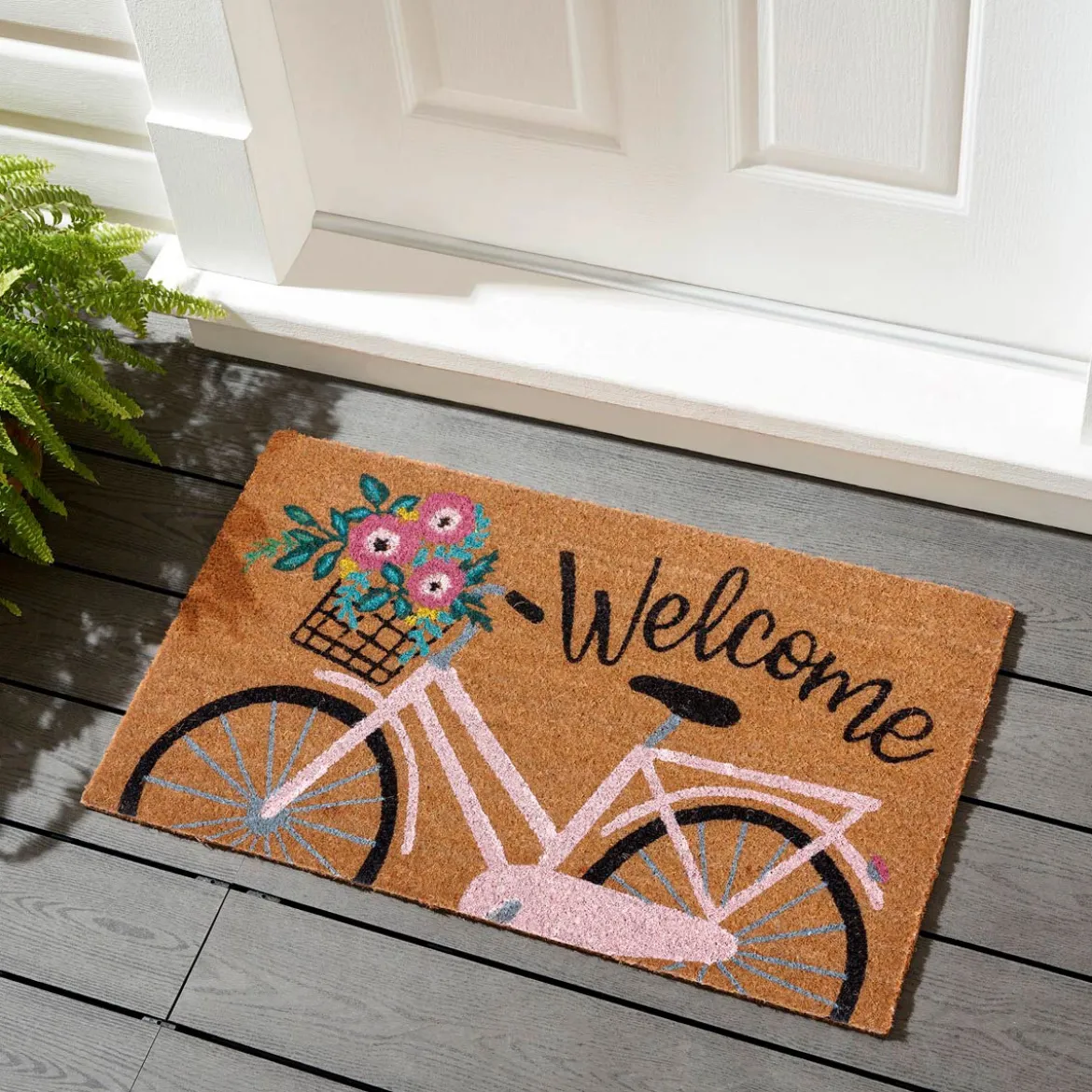Holland zerbino in fibre di cocco con retro antiscivolo 75x45 cm