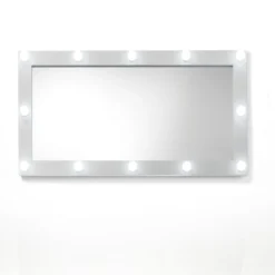 Hollywood specchiera da terra / parete laccato bianco opaco 60x120 cm