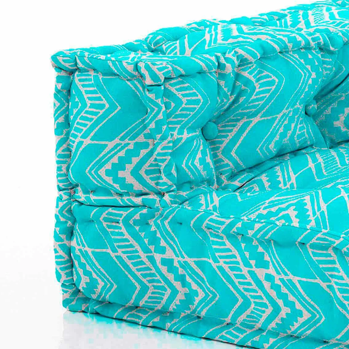 Ikat mint elemento angolare outdoor tessuto waterproof cm. l.75 x p.75 x h.40