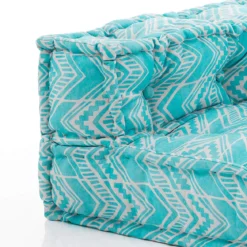 Ikat mint elemento centrale outdoor tessuto waterproof cm. l.75 p.75 h.40