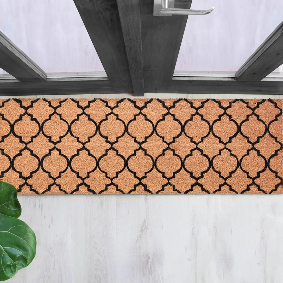 Imperial zerbino runner in fibre di cocco e pvc antiscivolo fantasia imperial cm 40x120x2
