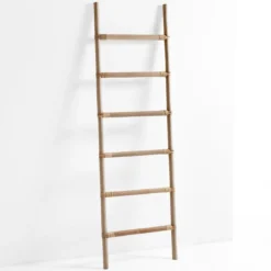 Jagrati scala decorativa in rattan 45xh150 cm
