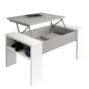 James cement tavolino contenitore grigio cemento e finitura larice bianco 98.5x50xh42.5 cm