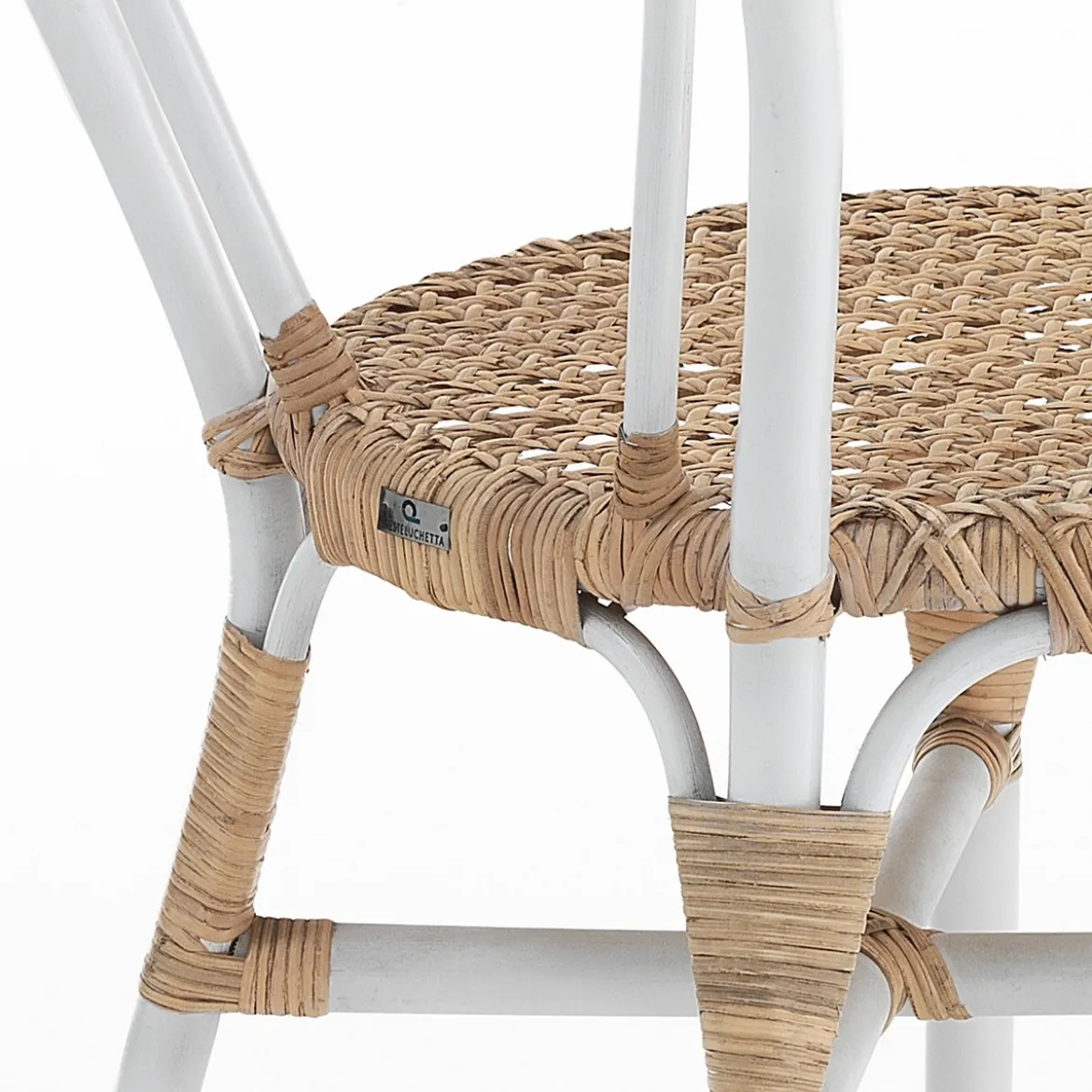 Jaya white sedia in rattan bianca 46x55xh87 cm