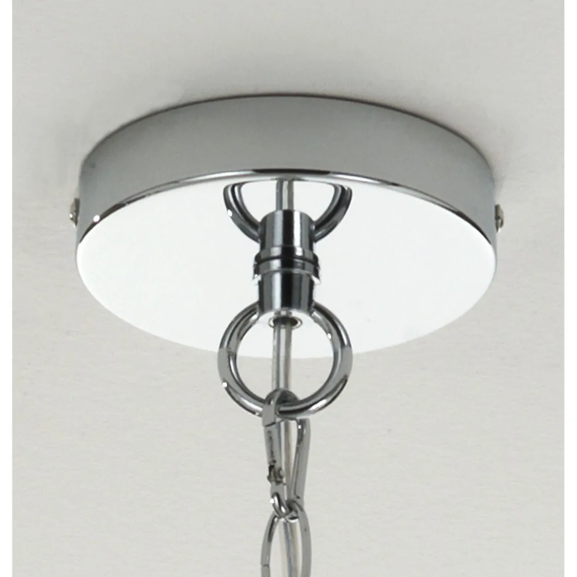 Jewel silver ring lampadario 6 luci h70 d50 cm