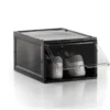 Jones black shoe box - scatola porta scarpe cinture sciarpe calze cosmetici e accessori moda 25x34xh18 cm