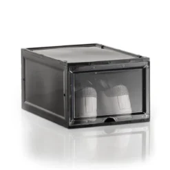 Jones black shoe box - scatola porta scarpe cinture sciarpe calze cosmetici e accessori moda 25x34xh18 cm