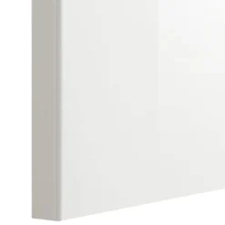 Jonny mobile 2 ante 1 cassetto bianco lucido e finitura larice bianco 130x41xh81 cm