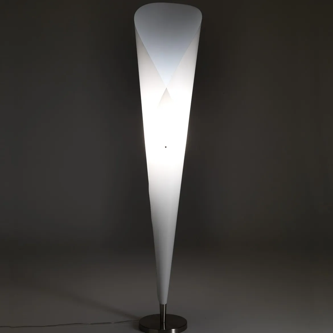 Juko lampada da terra in polipropilene bianco opaco d31.5 h160 cm