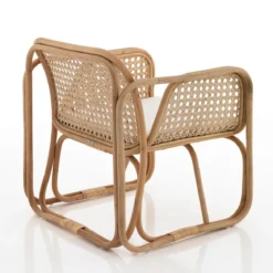 Kamala poltroncina con braccioli da interno/esterno in rattan 65x68xh76 cm