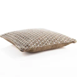 Karlo cuscino rivestimento 100% cotone colore naturale cm 45x45
