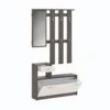 Ken Grey Ingresso finitura Grigio grafite Opaco frontali finitura Cashmere Opaco