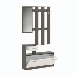 Ken Grey Ingresso finitura Grigio grafite Opaco frontali finitura Cashmere Opaco