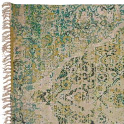 Kesar tappeto bagno / scendiletto cotone 100% con nappe 110x60 cm