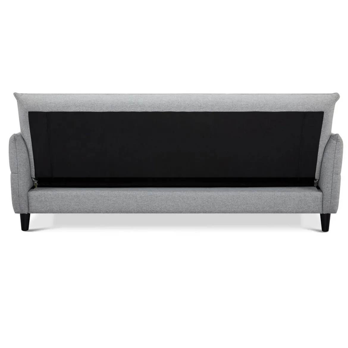 Kiry divano letto pratico meccanismo tessuto grigio divano l205 p83 h86 letto l180 p110 h45
