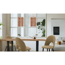 Lahad small lampadario in rattan colore naturale per interno/esterno d21xh35 cm