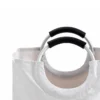 Laundry white sacca biancheria in tessuto sintetico bianco con maniglie d38xh72 cm