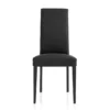 Lella Sedia in Tessuto Antracite, 46 x 45 x h100 cm - Made in Italy