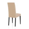 Lella Sedia in Tessuto Begie, 46 x 45 x h100 cm - Made in Italy