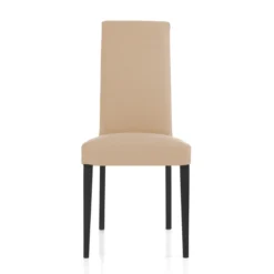 Lella Sedia in Tessuto Begie, 46 x 45 x h100 cm - Made in Italy