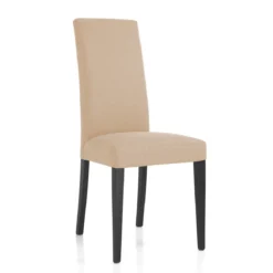 Lella Sedia in Tessuto Begie, 46 x 45 x h100 cm - Made in Italy