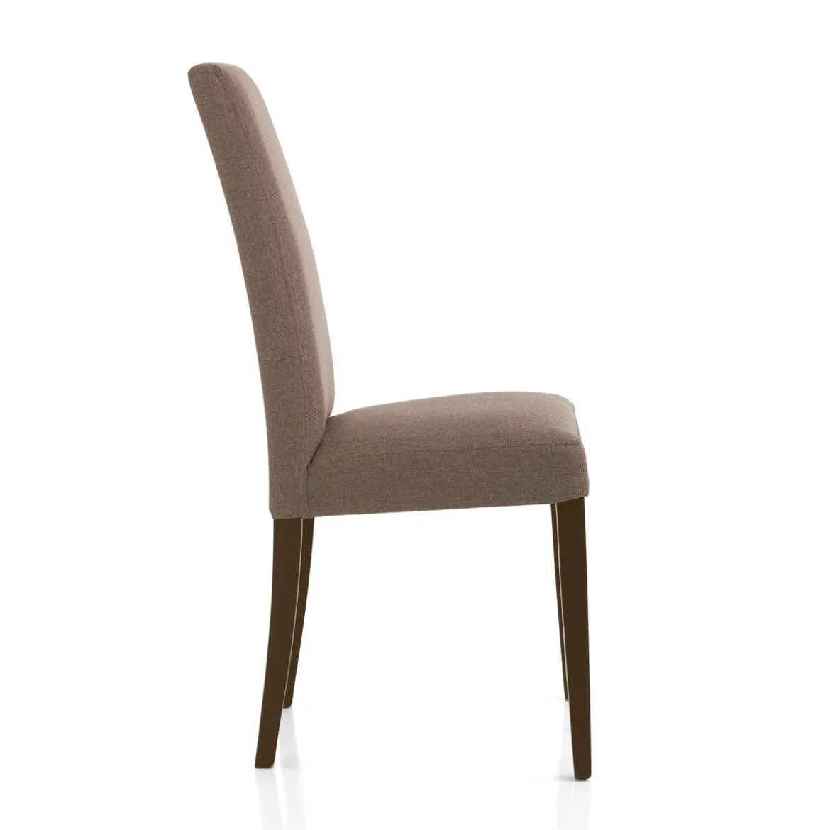 Lella Sedia Tessuto colore Caffelatte, 46 x 45 x h100 cm - Made in Italy