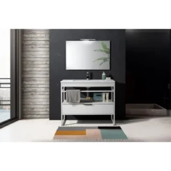 Lella small tappeto in lana e cotone cm 110 x 60