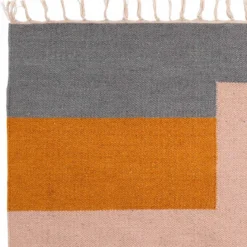 Lella small tappeto in lana e cotone cm 110 x 60