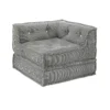 Lines poltrona chaise longue rivestimento cotone bianco dimensioni l80 p80 h60 cm