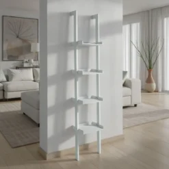 Little kross libreria laccata bianco opaco 36.5x34xh180 cm