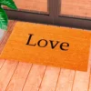 Love zerbino in fibre di cocco con retro antiscivolo 75x45 cm