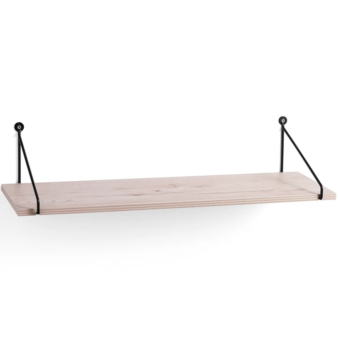 Lower fast mensola da parete togo wood finitura rovere 60x16 cm