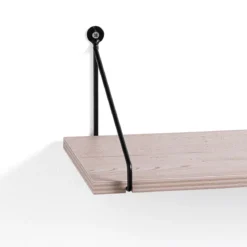Lower fast mensola da parete togo wood finitura rovere 60x16 cm