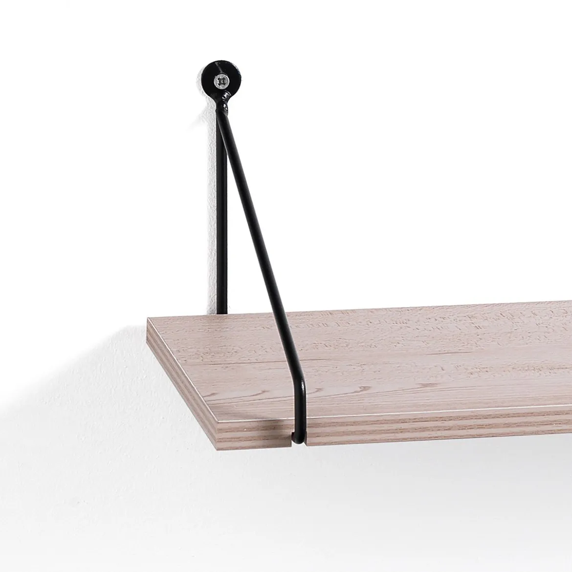 Lower fast mensola da parete togo wood finitura rovere 60x16 cm
