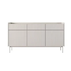 Madia MALENA colore Beige opaco Rovere Scandi cm H822 L153 P38