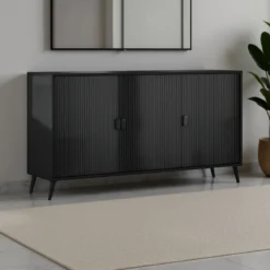 Madia ROMA TOTAL BLACK finitura Nero opaco H88 L1535 P49