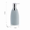 Maia dispenser portasapone in poliresina azzurra 7.3x7.1 h17.5 cm